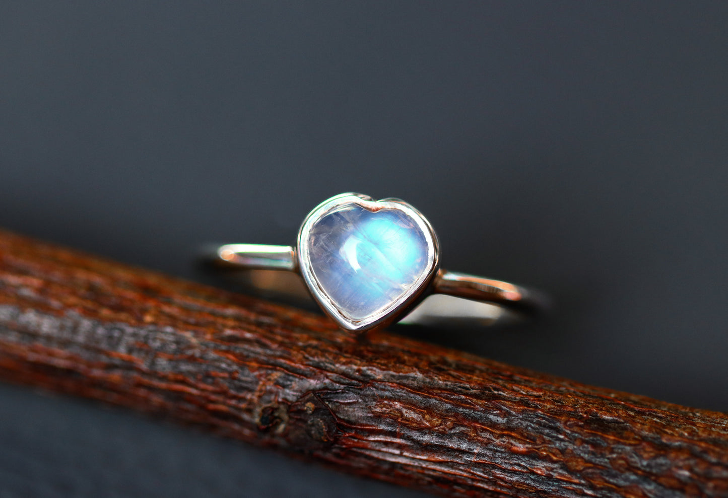 Moonstone rings