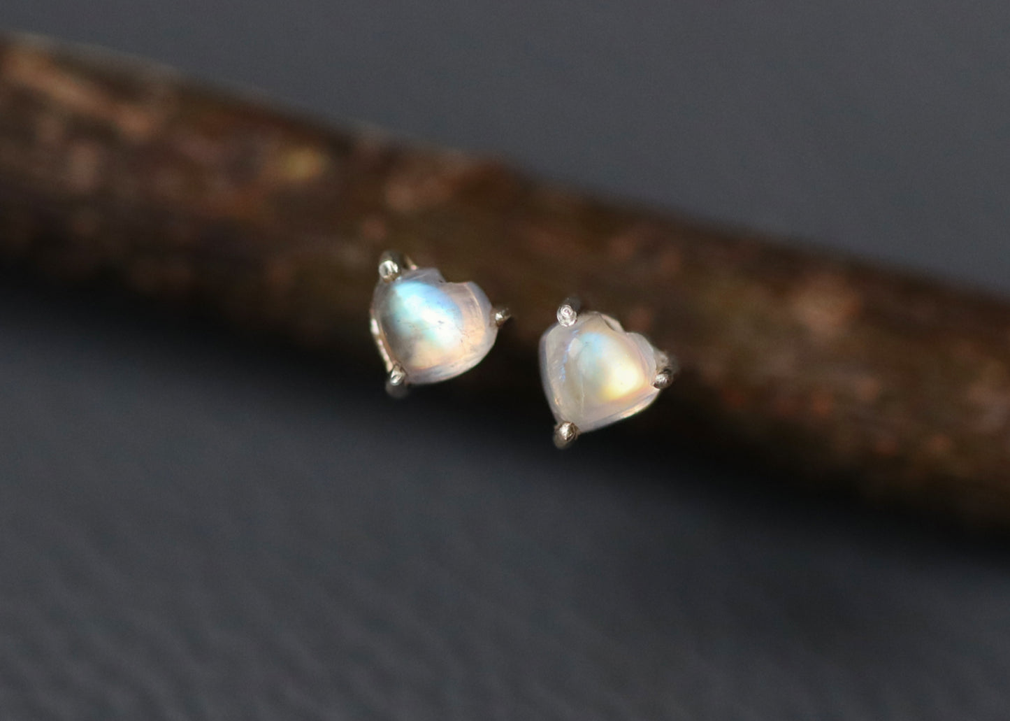 moonstone studs