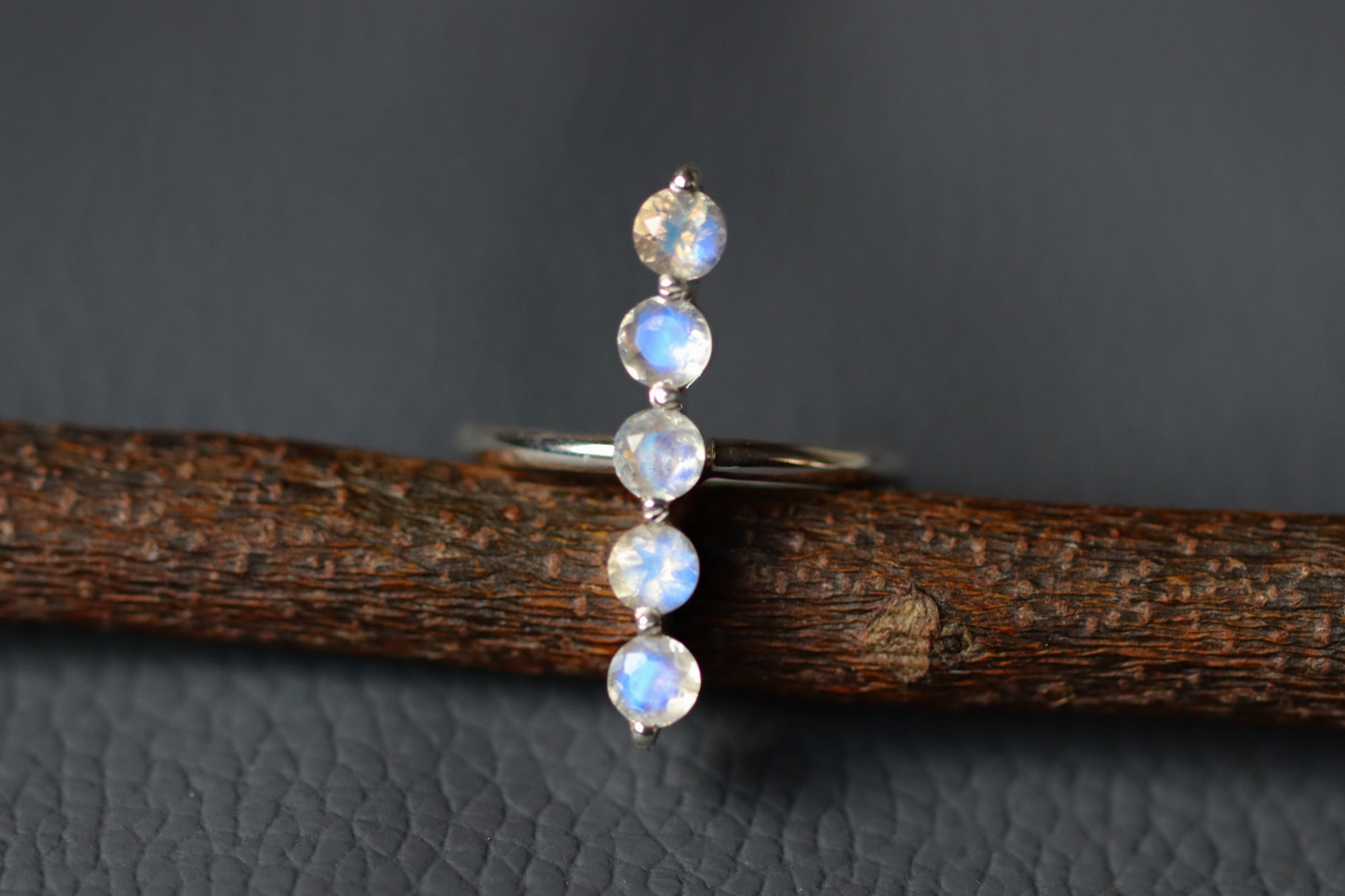 Unique Style Moonstone Ring