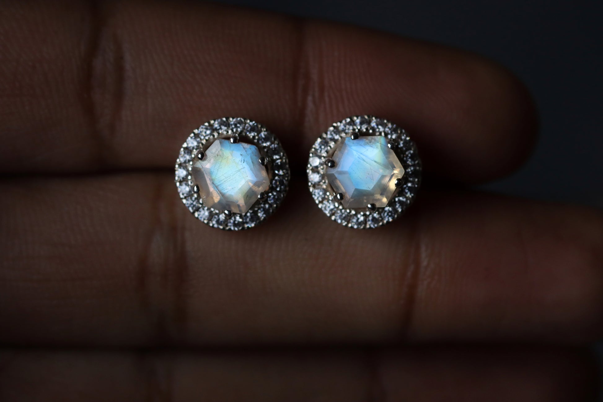 hexagon moonstone